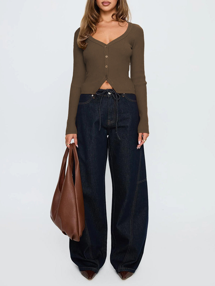 Women's Fall & Winter V-Neck Cardigan