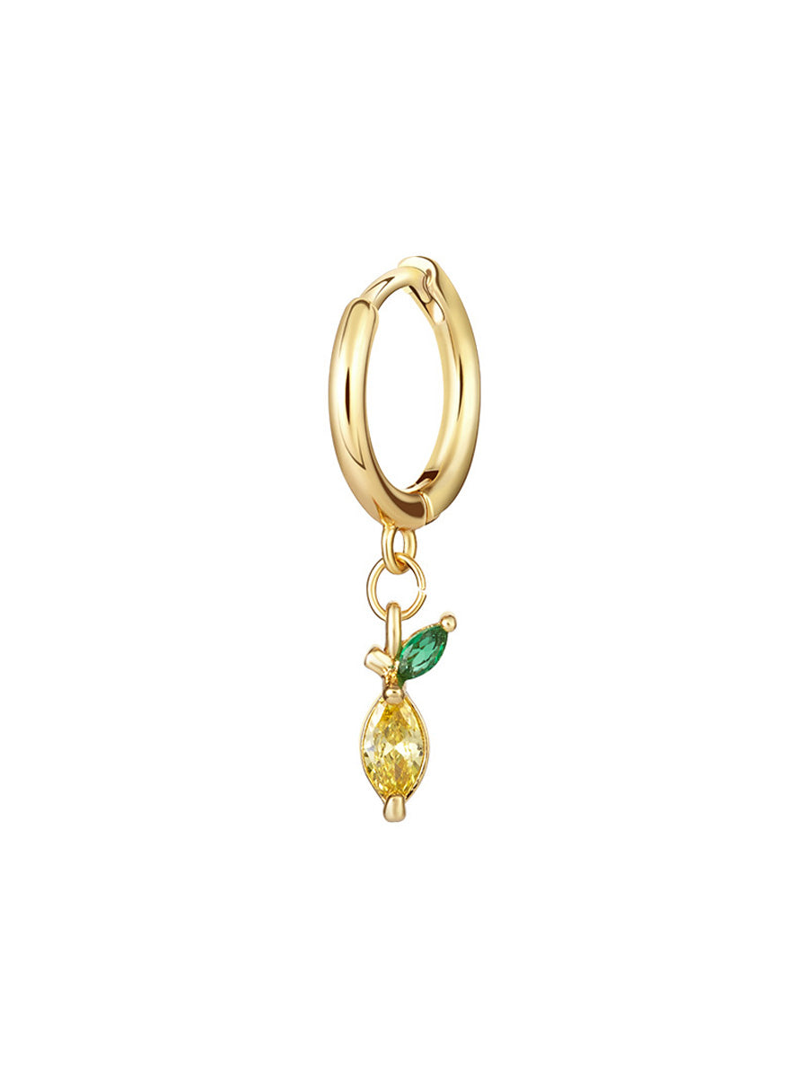 Multicolor Zircon Fruit Mix Match Earrings