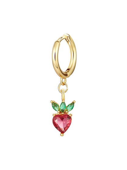 Multicolor Zircon Fruit Mix Match Earrings
