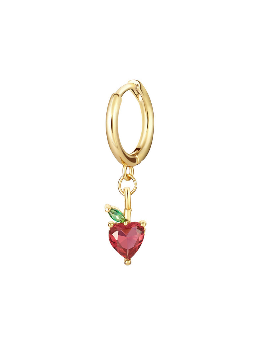 Multicolor Zircon Fruit Mix Match Earrings