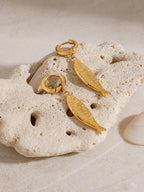 Golden Fish Pendant Jewelry