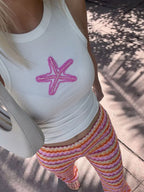 Summer Coastal Strip Pants