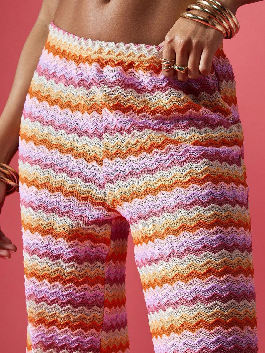 Summer Coastal Strip Pants